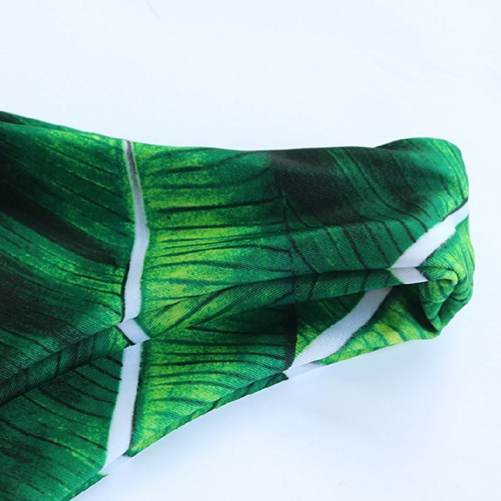 Palm Leaf Print Bikini - Picture 2 of 8